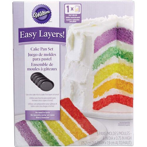 Vroeg tactiek esthetisch Wilton Cake Pan Easy Layers -15cm- Set/5 - Traktaartie
