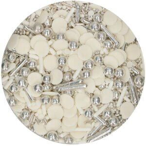 FunCakes Sprinkle Medley Silver Chic 65 gram