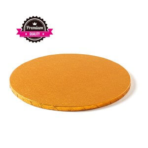 Decora Cake Drum Round 12 mm Oranje